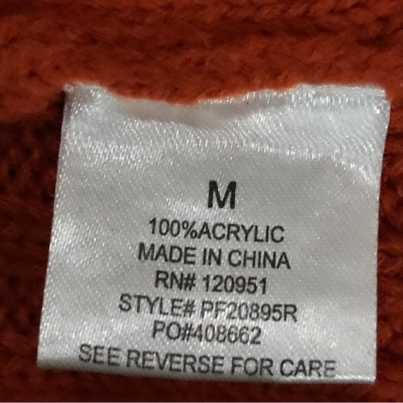 PINK ROSÉ Rust Color Sweater Dress - Picture 8 of 11